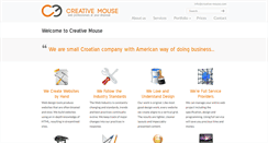 Desktop Screenshot of creative-mouse.com