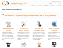 Tablet Screenshot of creative-mouse.com